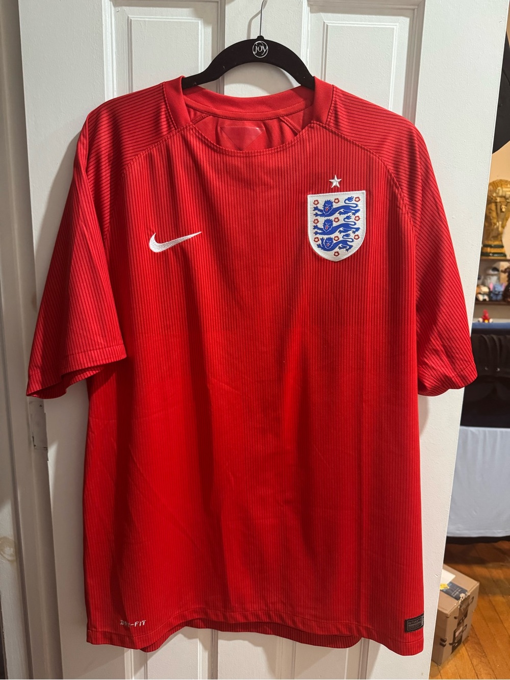 Men's England Red Training Jersey